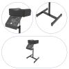 ChuYiElegance Pedicure Chair,Foot Stand with Vacuum Cleaner, Portable Leg Support, Manicure Stool,Foot Stool for Massage SPA, Black view 3