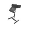 ChuYiElegance Pedicure Chair,Foot Stand with Vacuum Cleaner, Portable Leg Support, Manicure Stool,Foot Stool for Massage SPA, Black view 4