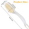 Yuanchu 2 in 1 Foot Pumice Stone Brush with Handle, Foot Pumice Stone Brush Scrubber Shower Feet Scrubber Brush Double-Sided Pumice Foot File Dead Skin Callus Remover for Foot Care Horniness Foot Spa view 3