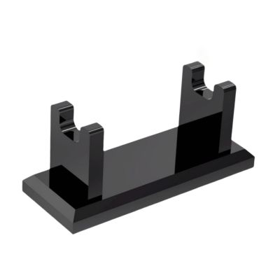Fenteer Razor Stand Holder Shaving Stand Simple Stable Desktop Easy to Clean Shaver Holder Bathroom Countertop Organizer for -, Black