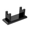 Fenteer Razor Stand Holder Shaving Stand Simple Stable Desktop Easy to Clean Shaver Holder Bathroom Countertop Organizer for -, Black view 1