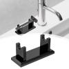 Fenteer Razor Stand Holder Shaving Stand Simple Stable Desktop Easy to Clean Shaver Holder Bathroom Countertop Organizer for -, Black view 2