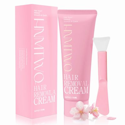 HNMTWQ Gentle Body Hair Removal Cream for women & men- 8 Minute Fast and Pain free Acting Depilatory for Legs, Arms & Underarms-Floral Scent - 5.07oz (150ml)