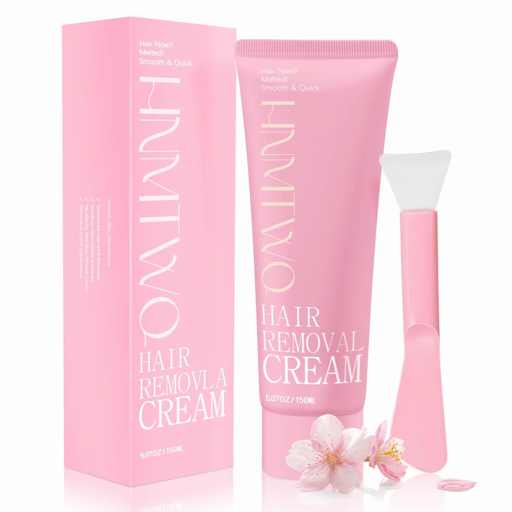 HNMTWQ Gentle Body Hair Removal Cream for women & men- 8 Minute Fast and Pain free Acting Depilatory for Legs, Arms & Underarms-Floral Scent - 5.07oz (150ml)