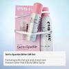 Eva NYC Kweeen Silver Hair and Body Glitter Spray Set - Original Ultra Shimmery Glitter, New Look - Adds Shine + Non-Sticky - Quick Drying Spray - Warm Vanilla Scent - Full Size + Travel Size Gift Set view 3