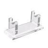 Fenteer Razor Stand Holder Shaving Stand Simple Stable Desktop Easy to Clean Shaver Holder Bathroom Countertop Organizer for -, Clear view 1
