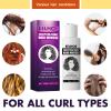 Sculpting Curly Hair Mousse, Long-Lasting Hold, No Flaking, Defining Curl Style, Moisturizing Hair Styling Cream, 3.38 Fl Oz view 4