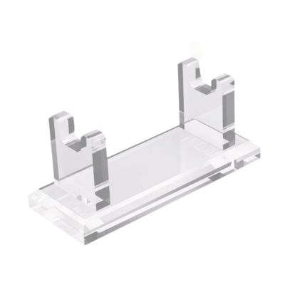 NinthAvenue Basics Razor Stand Holder Storage Bracket Simple Tabletop Acrylic Shaving Stand Bathroom Countertop Organizer for - Accessory, Clear