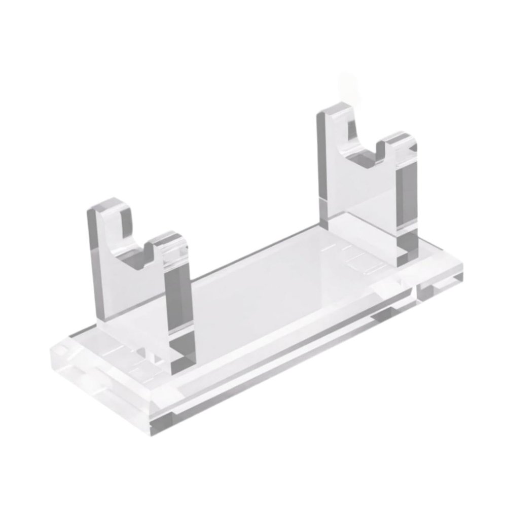 NinthAvenue Basics Razor Stand Holder Storage Bracket Simple Tabletop Acrylic Shaving Stand Bathroom Countertop Organizer for - Accessory, Clear
