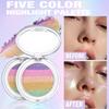 BEUKING Multichrome Shiny Eyeshadow, Chameleon Diamond Rainbow Eyeshadow, Multi-color Face Highlighter Palette, Multi-use & Long Lasting Metallic Glitter Sparkling Highlighter Palette (Chameleon#03) view 4