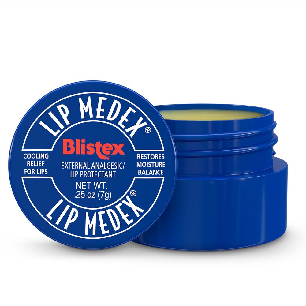 Blistex Lip Medex, 0.25 Ounce, Medicated Relief with Immediate Cooling, Soothes and Protects, Advanced Hydration, Restores Healthy Moisture Balance to Lips, 12 Pack