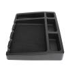 Hamwesh Barber Station Organizer, Hairdressing Tool Storage Tray with Multi Compartments, Anti Slip Design for Salon Hairdressing Tools Storage Box Black ABS view 2