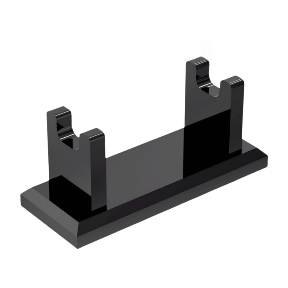 JISADER Razor Stand Holder Shaving Stand, Easy to Clean, Men Gift Desktop Storage Bracket, Bathroom Countertop Organizer for -, Black