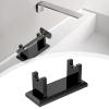 JISADER Razor Stand Holder Shaving Stand, Easy to Clean, Men Gift Desktop Storage Bracket, Bathroom Countertop Organizer for -, Black view 2