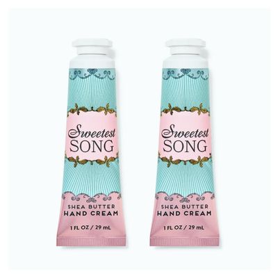 Bath & Body Sweetest Song Hand Cream, 2-pack, 1 fl. oz. each (Packaging Artwork Styles May Vary)