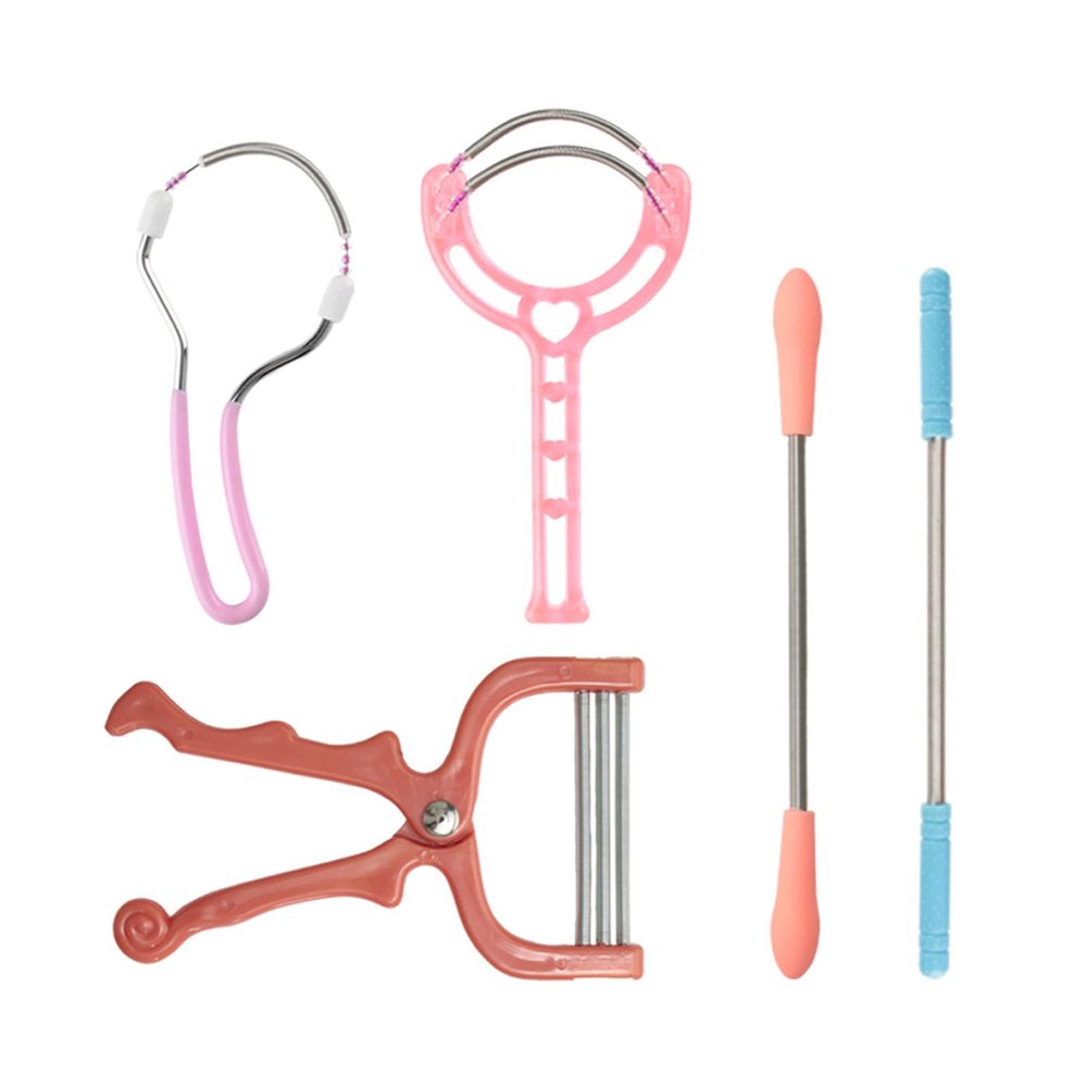 5Pcs Effective Face Hair Removal Tool Easy Use Epilator Smooth Remover Epilator for Delicate Areas Womens Tool