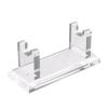 JISADER Razor Stand Holder Shaving Stand, Easy to Clean, Men Gift Desktop Storage Bracket, Bathroom Countertop Organizer for -, Clear view 1