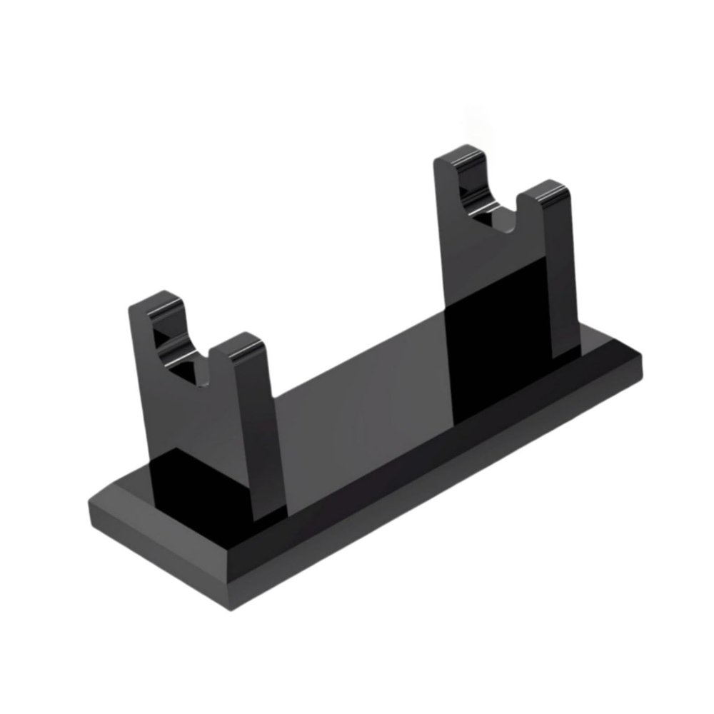 Bothyi Razor Stand Shaver Holder Desktop, Stable, Easy to Clean, Men Gift Bathroom Countertop Organizer Shaving Stand for -, Black