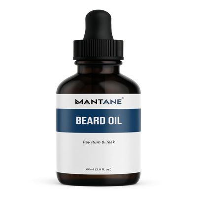 Mantane Beard Oil - Anti-Itch Conditioner & Moisturizer - Premium Crafted Formula inc. Argan, Jojoba & Almond Oils - 2oz
