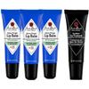 Jack Black Intense Therapy Lip Balm, 0.25-Oz., Pack of 3  Natural Mint & Shea Butter, SPF 25 Sun Protection, Lip Moisturizer + Jack Black Night Mode Lip Treatment - Overnight Hydrating Lip Mask view 1