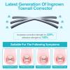Ingrown Toenail Treatment Kit with Upgraded 6-Angle Shape,Titanium Alloy Ingrown Nail Corrector Tools with 4 Multi-Sizes,Ingrown Toe Nail Relief Remover Strips for Curved Toenail Quick Relief,8Pcs view 3