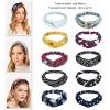 10PCS Women's Headbands Stretchy Non Slip Sweat Absorbent Hair Bands, Retro Printed Twist Knot Hair Band for Workout, Running, Yoga, Sports, Daily Party (Assorted Prints) view 3