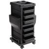 Salon Trolley Cart with Wheels6 Drawers and Dryer Holder for Extra Storage|Space-Saving Multipurpose Beauty Cart for Hair,Tattoo and Spa|Lightweight Yet Strong Material Construction view 1