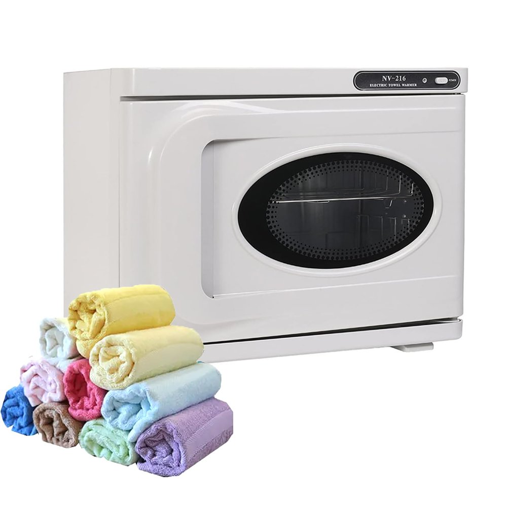 Hot Towel Warmer Machine, 23L Towel Hot Warmer Cabinet with Aluminum Chamber and Double Layer Rack, Temp Range 70-80 and 56-60pcs Regular Towel Capacity, for Spa Center, Beauty Salons