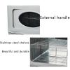 Hot Towel Warmer Machine, 23L Towel Hot Warmer Cabinet with Aluminum Chamber and Double Layer Rack, Temp Range 70-80 and 56-60pcs Regular Towel Capacity, for Spa Center, Beauty Salons view 4