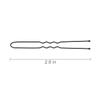 2.8 Inch U Shaped Hair Pins for Women Girls, Long Hair Pin Bobby Pin for Secure Bun Hairstyles, 100 Count (Black) view 2