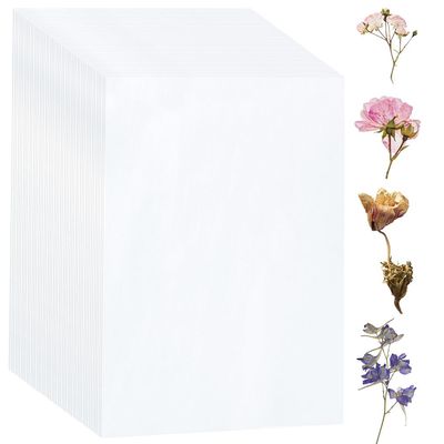PH PandaHall 11.8x7.8inch Blotting Paper for Flower Press, 50 Sheets Absorbent Paper Large A4 Flower Press Papers Herbarium Papers Blotter Sheets for Herbarium Craft Dried Flowers Making