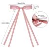 Dfqsofd 20Pcs Hair Bows for Women Girls, Satin Ribbon Bows for Hair Bowknot Barrettes Clips with Long Tail for Women Girls view 2