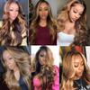 4/27 Human Hair Bundles 26 26 26 Inch Ombre Body Wave Bundles Unprocessed Brazilian Remy Hair Extensions Soft And Healthy Honey Blonde Highlight Bundle view 2