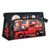 Independence Day Design Makeup Bag Travel Cosmetic Bags Organizer Toiletry Box Large Wide Open Make Up Pouch Compartments with Side Handle for Essentials Toiletries Womens Men Brushes Slot view 1