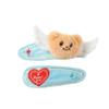 1 Pair, Butterbear Hair Clip, Soft Fluffy Character Barrette, 10cm - Angel Series view 2
