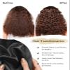 SeSe Code Bonnet with Eye Mask Attached Satin Bonnets with Tie for Sleeping Women Hair Caps Curly Hair Yellow Strawberry view 4