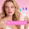 10PCS Cleansing Facial Silicone Brush Double Side Lip Exfoliating Pore Scrub Brush for Face Nose Clean Blackhead Removal Brushes Facial Brushes for Cleaning and Exfoliating view 2