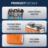 2025 Upgrade Mini Electric Explosive Shaver, Portable Shave Smartly, Rotary Dual Ring Electric Shaver, USB Rechargeable, Waterproof with LED Power Display (White) view 2