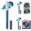 Aislor 1Pc Long Lasting Waterproof Liquid Lipstick High Pigment Glitter Lip Gloss Non Stick Cup Smudge Proof Intense Color Lip Makeup Blue One Size view 2