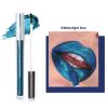 Aislor 1Pc Long Lasting Waterproof Liquid Lipstick High Pigment Glitter Lip Gloss Non Stick Cup Smudge Proof Intense Color Lip Makeup Blue One Size view 3