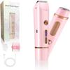 2 in 1 Bikini Trimmer for Women,Dermave Bikini Shaver,Dual Head Electric Shaver with LCD Display, IPX7 Waterproof Wet/Dry Body Ezme Trimmer for Face,Body & Intimate Areas view 1