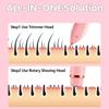 2 in 1 Bikini Trimmer for Women,Dermave Bikini Shaver,Dual Head Electric Shaver with LCD Display, IPX7 Waterproof Wet/Dry Body Ezme Trimmer for Face,Body & Intimate Areas view 4