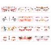 12 sheets new Halloween makeup face stickers, cute ghost makeup tattoo stickers, shooting prop stickers, waterproof and sweat proof view 2