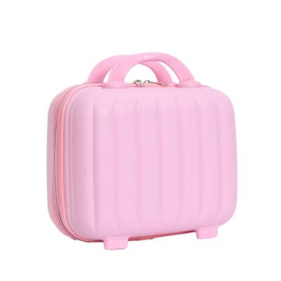 ALIULMIGD Pumpkin cosmetic case pp storage suitcase suitcase (pink)
