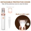 Pluxy Epil Pro 3.0 Women Face Epilator - Painless Hair Remover for Face, Eyebrows, Lip, Chin, Arms, Underarms (White) view 3