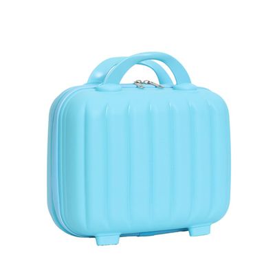 ALIULMIGD Pumpkin cosmetic case pp storage suitcase suitcase (blue)