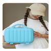 ALIULMIGD Pumpkin cosmetic case pp storage suitcase suitcase (blue) view 2