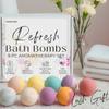 EvolutionUSA Refresh Bath Bombs for Women, 9 Lush Bath Bombs Mini Sized, Luxurious Womens Gift for Mother's Day, Easter, Birthday or Self Care, Relaxing Bathbombs Kids & Womens, Bath Fun view 3