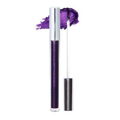 Aislor 1Pc Long Lasting Waterproof Liquid Lipstick High Pigment Glitter Lip Gloss Non Stick Cup Smudge Proof Intense Color Lip Makeup Purple One Size