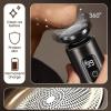 Men's Electric Razors - 9inch Shaving Face for Beards, Powerful Portable with Compact Material, Travel Razor, Men Accessory for Face's Shaving, Ideal Grooming, Business, Daily Routine view 4